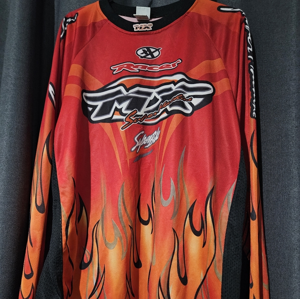 Red and Black MX Racing Jersey